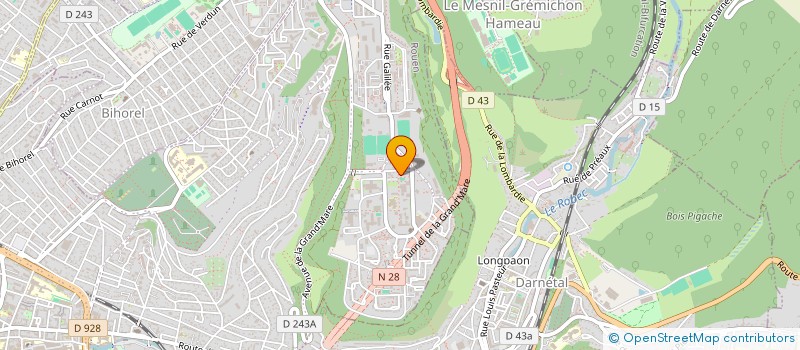 localisation de l'entreprise ISSAC TRANS  ROUEN