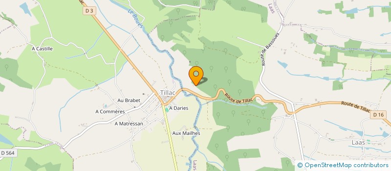 localisation de l'entreprise ISSACAR  AUX-AUSSAT