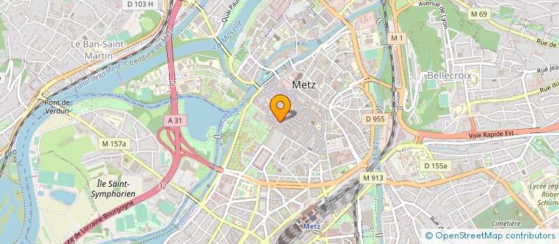 localisation de l'entreprise ISSACHAR  METZ