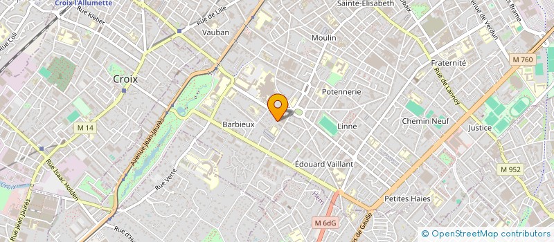 localisation de l'entreprise ISSADALINE à ROUBAIX