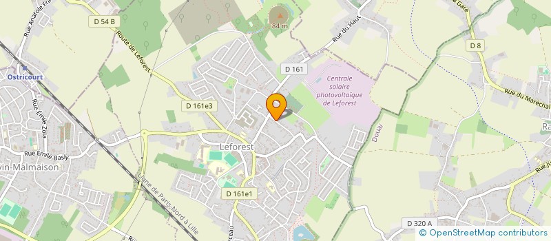 localisation de l'entreprise ISSAM.EL  LEFOREST