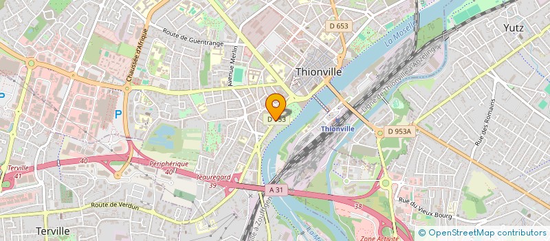 localisation de l'entreprise ISSAMEL à THIONVILLE
