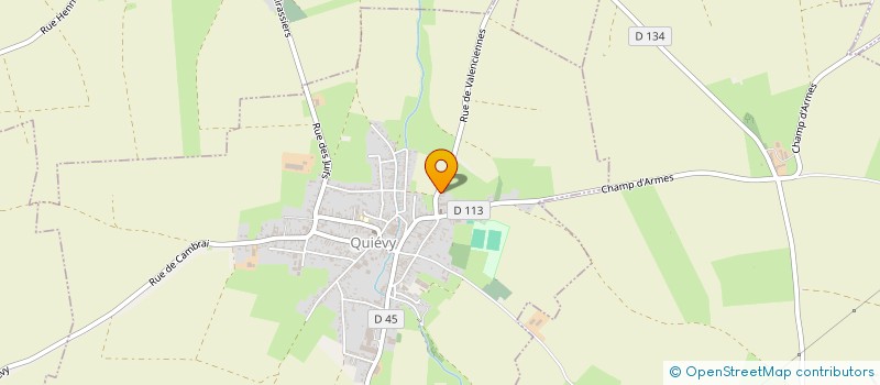 localisation de l'entreprise ISSAN  QUIEVY