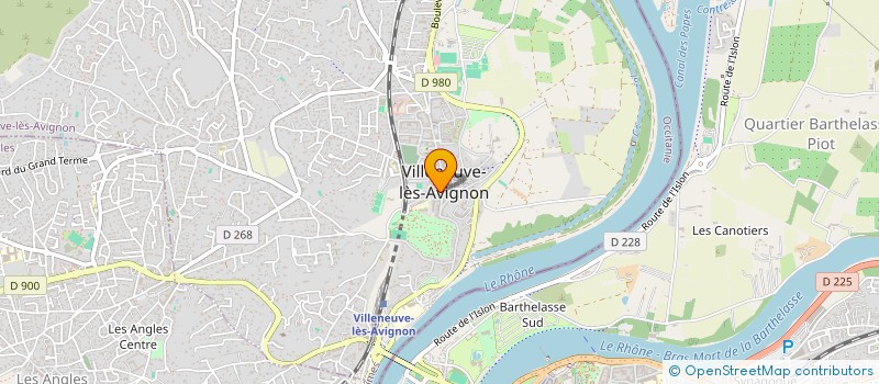 localisation de l'entreprise ISSARTIAL MICHEL ET FRANCOISE à VILLENEUVE-LES-AVIGNON