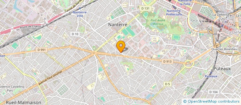 localisation de l'entreprise ISSATIS  NANTERRE