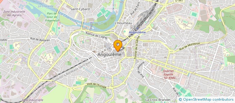 localisation de l'entreprise ISSE à ANGOULEME