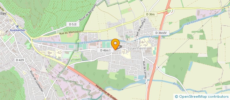 localisation de l'entreprise ISSEDIS à ISSENHEIM