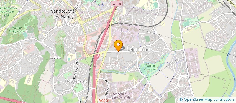 localisation de l'entreprise ISSELE S.A.  HEILLECOURT