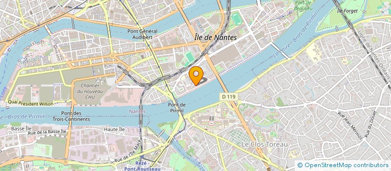 localisation de l'entreprise ISSEO à NANTES