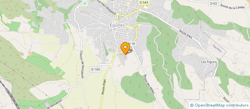 localisation de l'entreprise ISSEO à EGUILLES