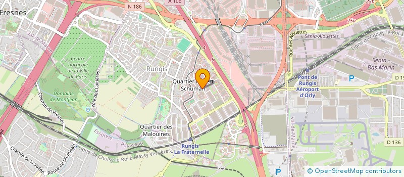 localisation de l'entreprise ISSEP à RUNGIS
