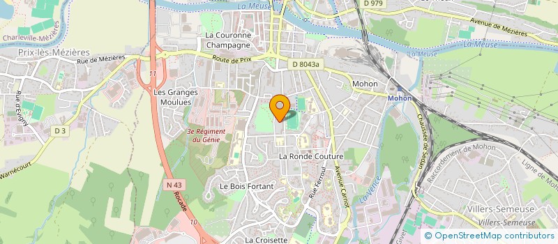 localisation de l'entreprise ISSER TRANSPORT à CHARLEVILLE-MEZIERES