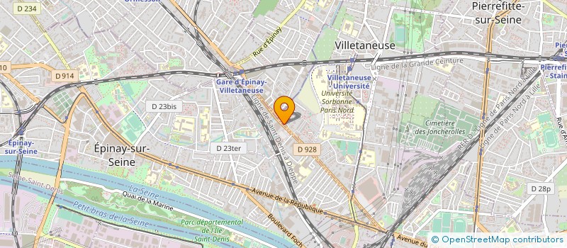 localisation de l'entreprise ISSI DEPANNAGE AUTO à VILLETANEUSE