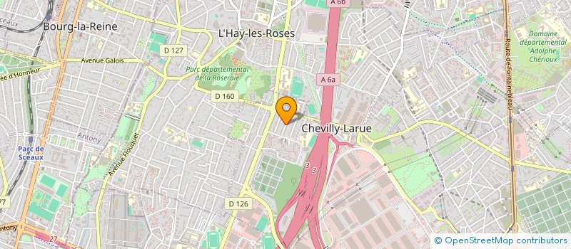 localisation de l'entreprise ISSIACOR  CHEVILLY-LARUE