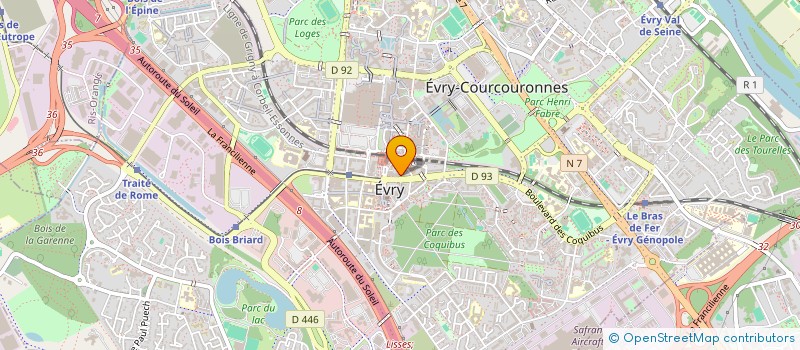 localisation de l'entreprise ISSIMEDIA  EVRY-COURCOURONNES