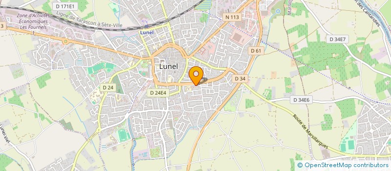 localisation de l'entreprise ISSMA TRANSPORT à LUNEL
