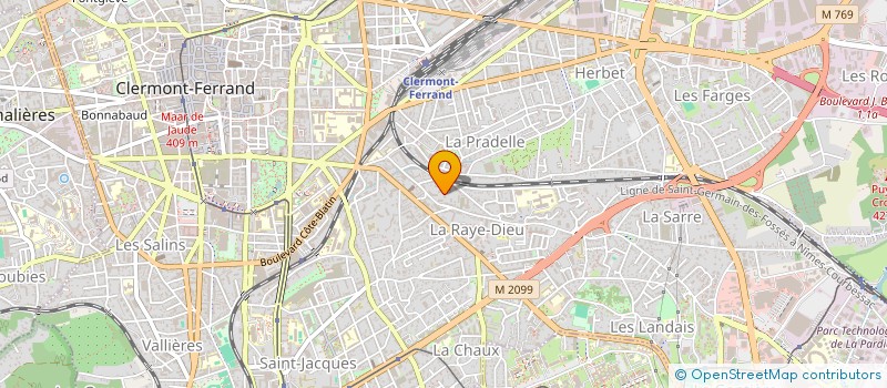 localisation de l'entreprise ISSO JIU-JITSU ACADEMIE  CLERMONT-FERRAND