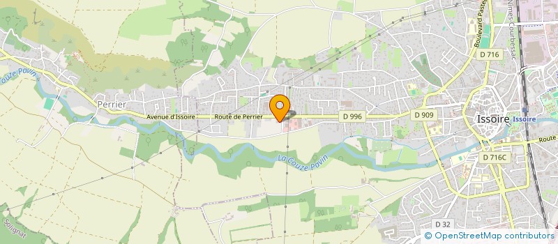 localisation de l'entreprise ISSOIRE FITNESS  ISSOIRE