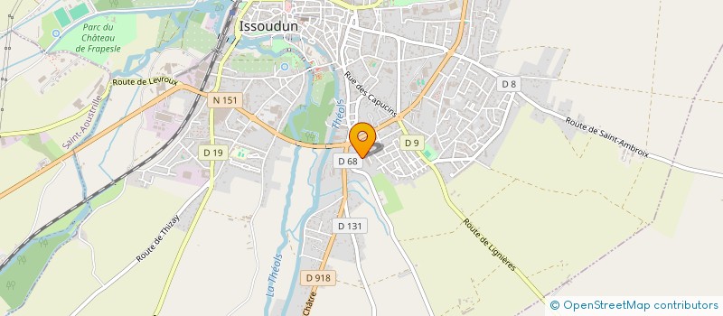 localisation de l'entreprise ISSOUDUN 2020 à ISSOUDUN