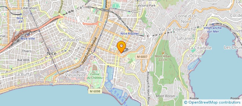 localisation de l'entreprise ISSRA à NICE