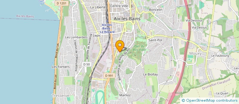 localisation de l'entreprise ISSRA TRANSPORTS  AIX-LES-BAINS