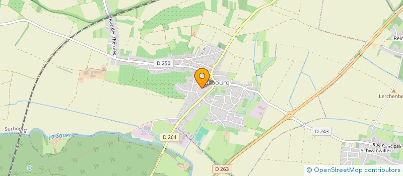 localisation de l'entreprise ISSUE  SURBOURG