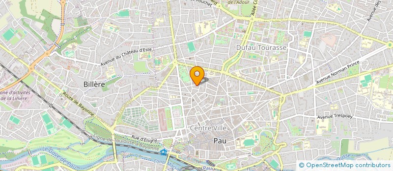 localisation de l'entreprise ISSUE DE SECOURS THEATRE à PAU