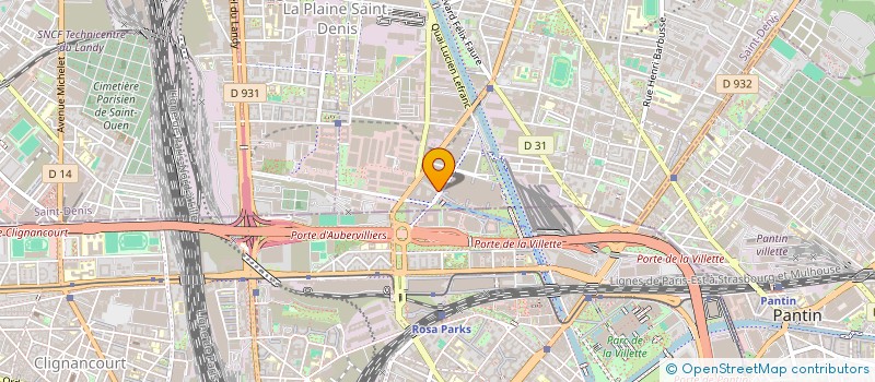 localisation de l'entreprise ISSY ENERGIES VERTES  AUBERVILLIERS