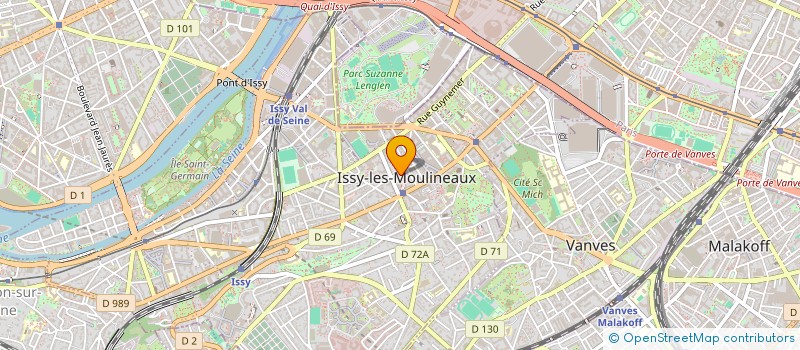 localisation de l'entreprise ISSY ET LA à ISSY-LES-MOULINEAUX