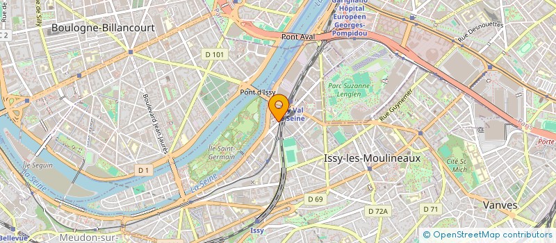 localisation de l'entreprise ISSY LES PETITES ILES à ISSY-LES-MOULINEAUX