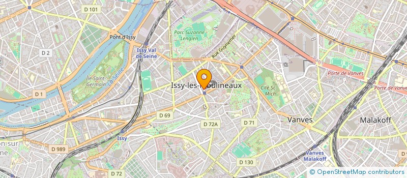 localisation de l'entreprise ISSY LIVRES à ISSY-LES-MOULINEAUX