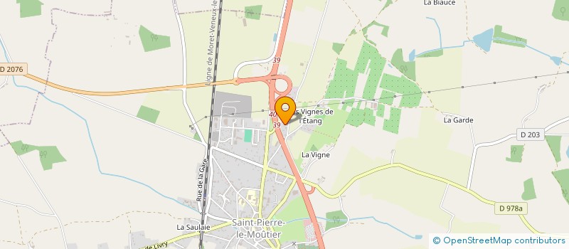 localisation de l'entreprise ISSY - PAL  SAINT-PIERRE-LE-MOUTIER