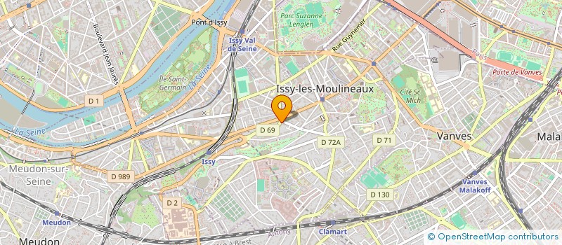 localisation de l'entreprise ISSY SUD TRANSACTION à ISSY-LES-MOULINEAUX