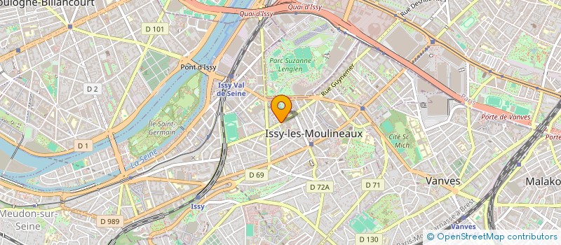 localisation de l'entreprise ISSY TOSTAIN à ISSY-LES-MOULINEAUX