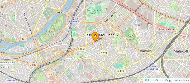 localisation de l'entreprise ISSYCOIFF à ISSY-LES-MOULINEAUX