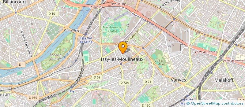 localisation de l'entreprise ISSYDCO à ISSY-LES-MOULINEAUX