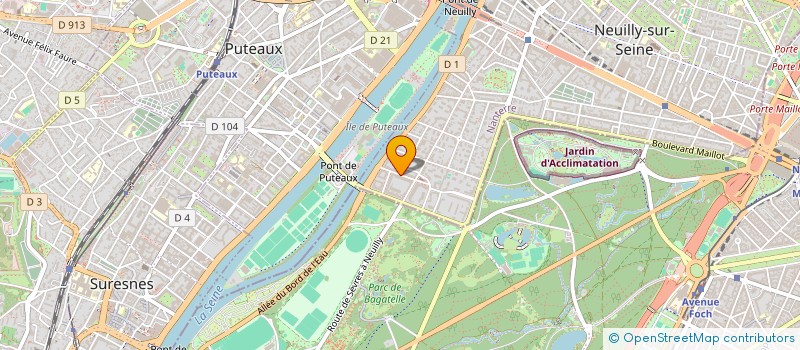 localisation de l'entreprise ISSYDIS à NEUILLY-SUR-SEINE