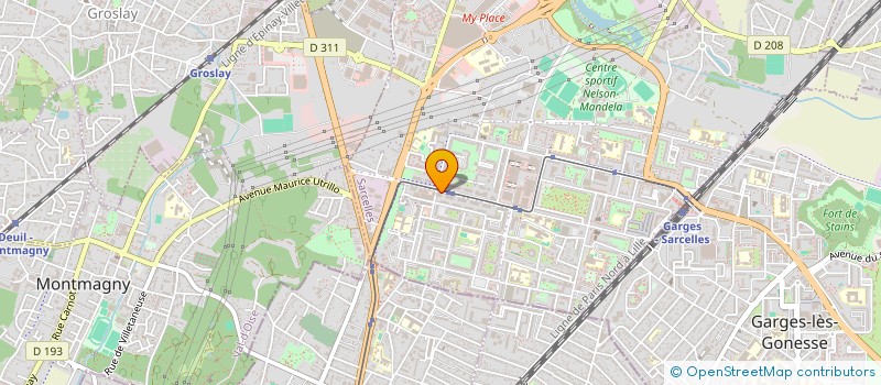 localisation de l'entreprise IST CONSTRUCTION à SARCELLES