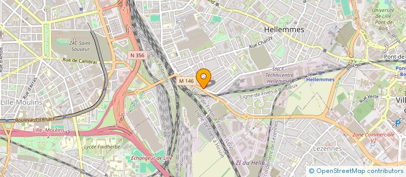 localisation de l'entreprise IST IMMO  LILLE