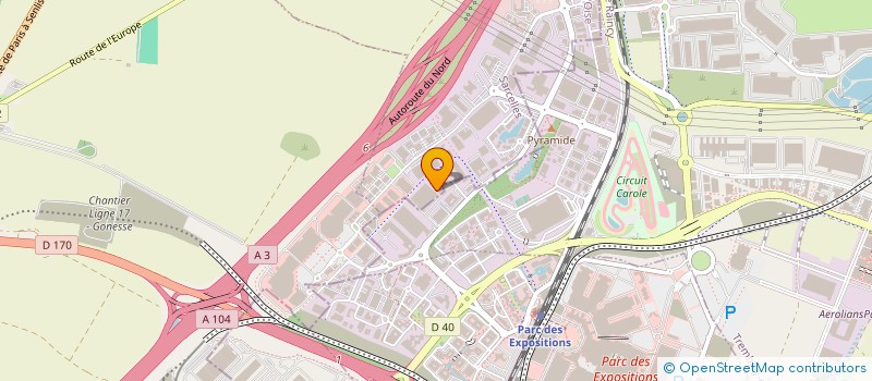 localisation de l'entreprise IST MARCHE SAINT MAXIMIN  ROISSY-EN-FRANCE