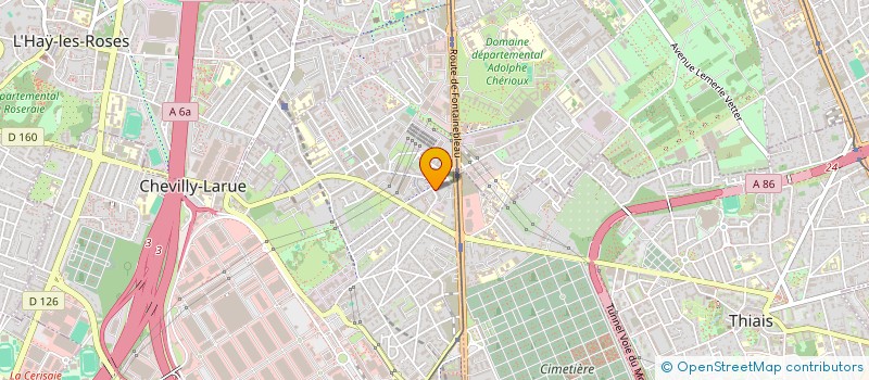 localisation de l'entreprise ISTAM SERVICES  CHEVILLY-LARUE