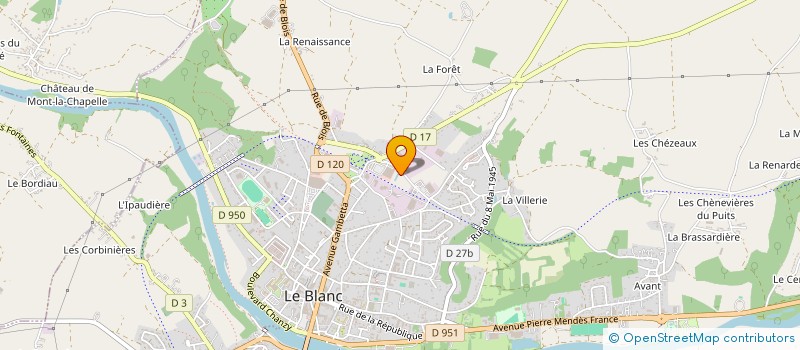localisation de l'entreprise ISTANA BERRY à RUFFEC