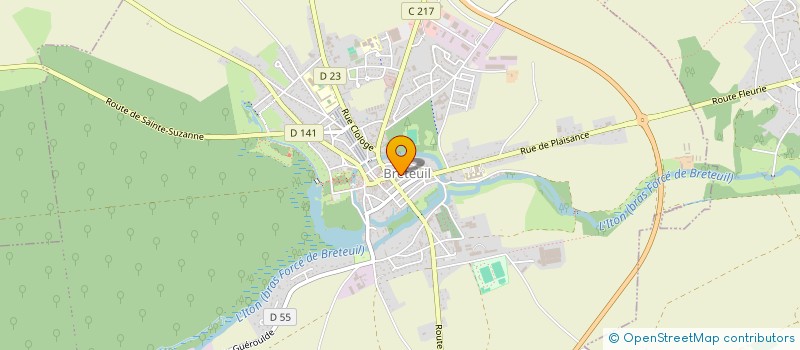 localisation de l'entreprise ISTANBUL  BRETEUIL