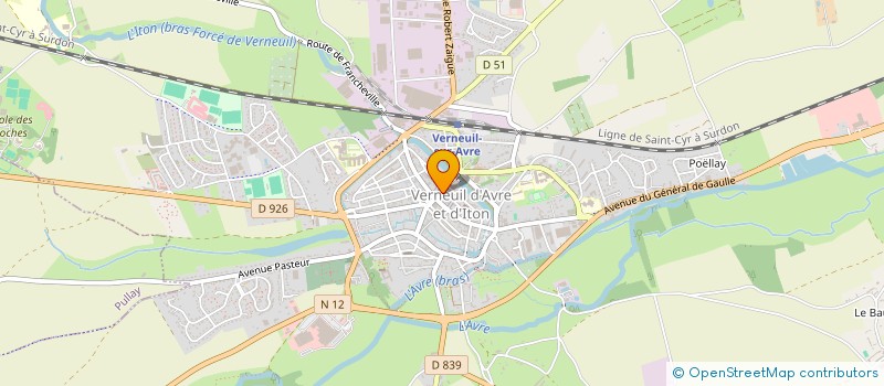 localisation de l'entreprise ISTANBUL RESTAURATION  VERNEUIL D'AVRE ET D'ITON