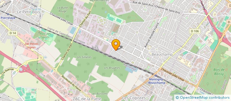 localisation de l'entreprise ISTARI  BEAUCHAMP