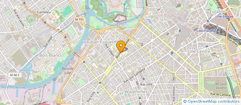 localisation de l'entreprise ISTC JUNIOR CONSEIL à LILLE
