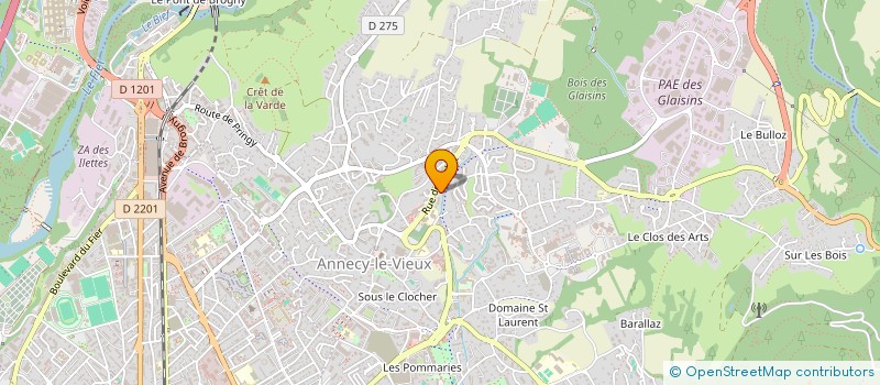 localisation de l'entreprise ISTEAM à ANNECY
