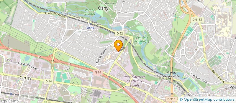 localisation de l'entreprise ISTECANI  OSNY