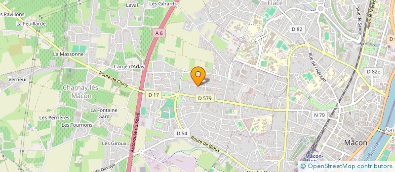 localisation de l'entreprise ISTEI à CHARNAY-LES-MACON