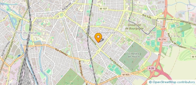 localisation de l'entreprise ISTHAR-BOIVIN à DIJON